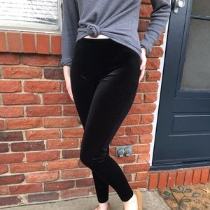 Black velvet Simply Vera leggings